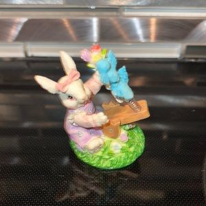 Easter Bunny Bird Acrylic Small Tabletop Decor